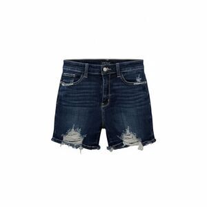 Judy Blue Denim Shorts Distressed Ripped Dark Wash Size Large